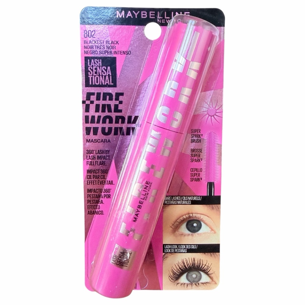 Maybelline‎ Lashsensational Firework Mascara - Blackest Black 802